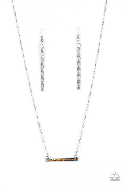 Paparazzi Sparkly Spectrum - Brown Necklace