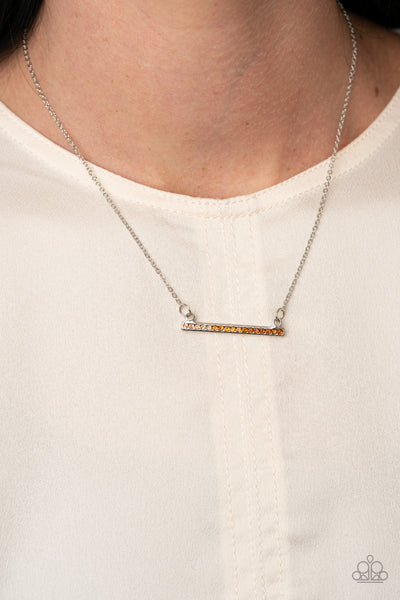 Paparazzi Sparkly Spectrum - Brown Necklace