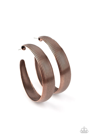 Paparazzi Desert Wanderings - Copper Earrings