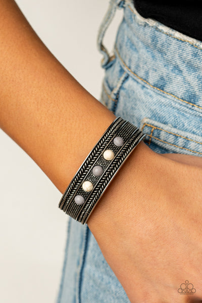 Paparazzi Quarry Quake - Silver Bracelet