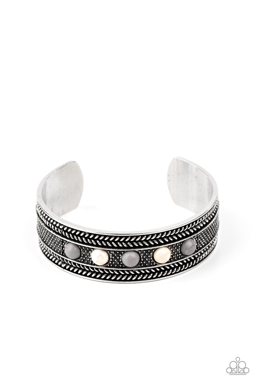 Paparazzi Quarry Quake - Silver Bracelet