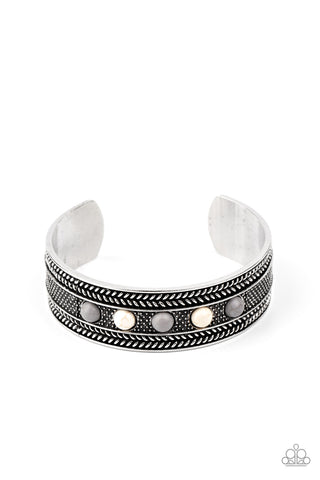 Paparazzi Quarry Quake - Silver Bracelet