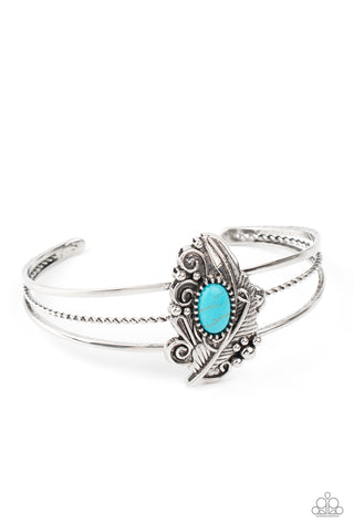 Paparazzi Sahara Solstice - Blue Bracelet