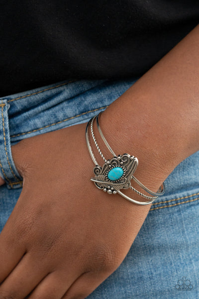 Paparazzi Sahara Solstice - Blue Bracelet