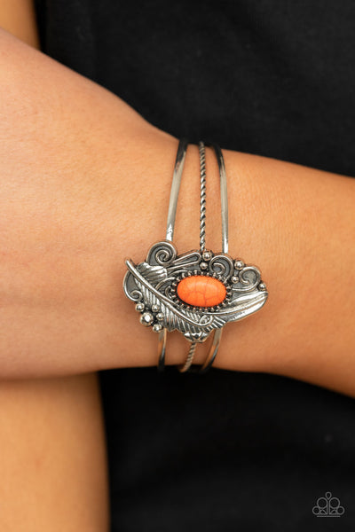 Paparazzi Sahara Solstice - Orange Bracelet