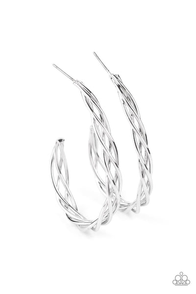 Paparazzi Twisted Tango - Silver
