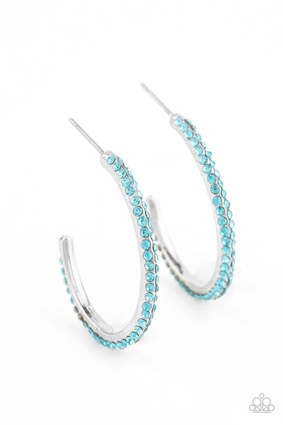 Paparazzi Dont Think Twice - Blue Earrings