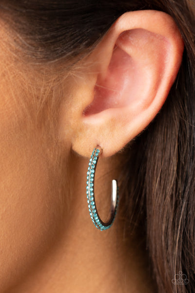 Paparazzi Dont Think Twice - Blue Earrings