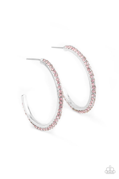 Paparazzi Don't Think Twice - Pink Earrings