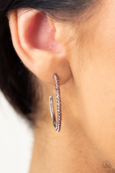 Paparazzi Don't Think Twice - Pink Earrings