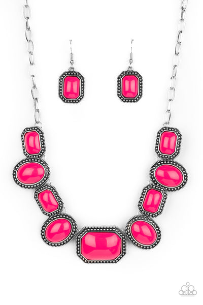 Paparazzi Let's Get Loud - Pink Necklace