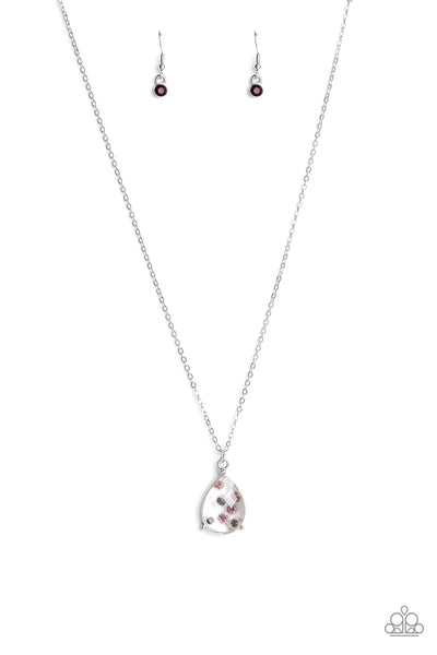 Paparazzi Stormy Shimmer - Purple Necklace
