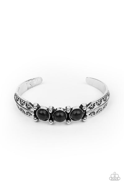 Paparazzi Mojave Glyphs - Black Bracelet