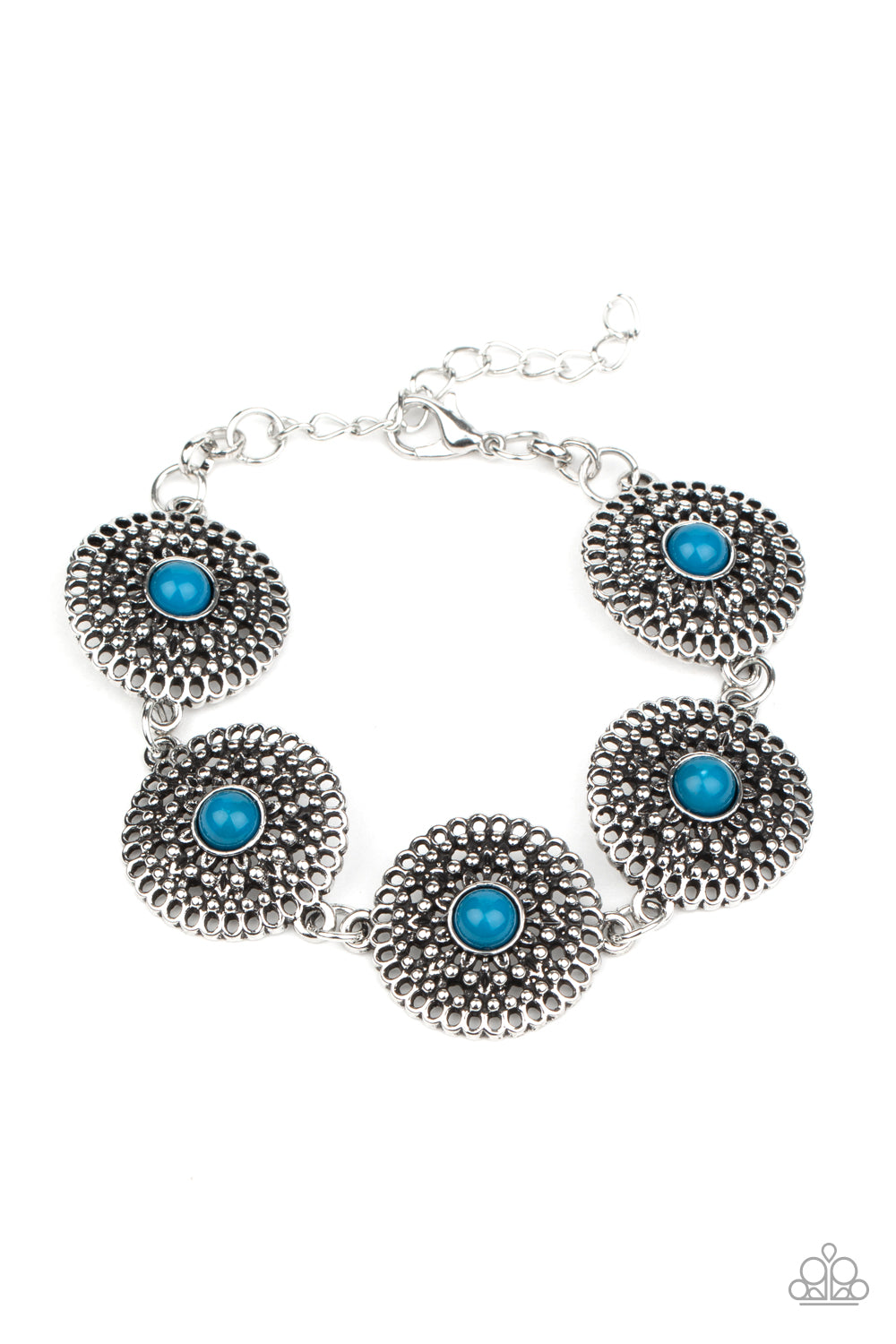 Paparazzi Mojave Mandalas - Blue Bracelet