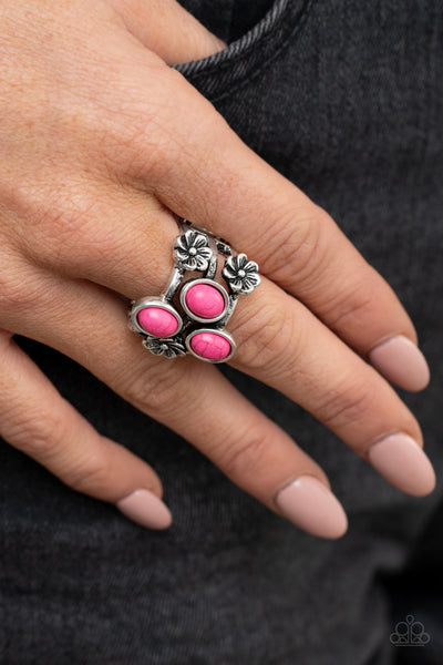 Paparazzi Primitive Paradise - Pink Ring