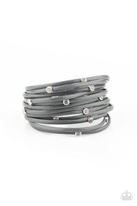 Paparazzi Fearlessly Layered - Silver Bracelet