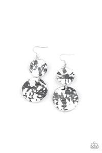 Paparazzi HARDWARE-Headed - Silver Earrings