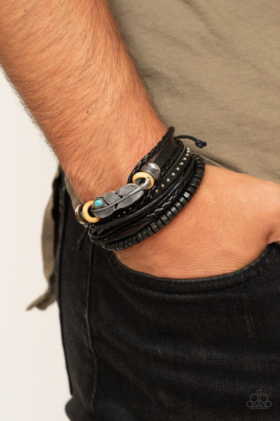 Paparazzi Quill Quarry - Blue Bracelet