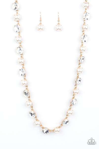 Paparazzi Go-Getter Gleam - Gold Necklace