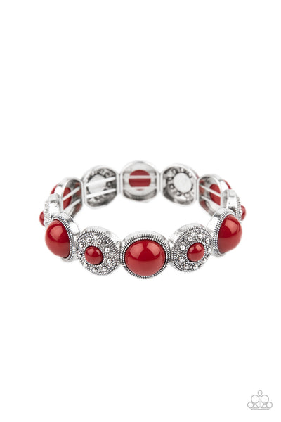 Paparazzi Garden Flair - Red Bracelet