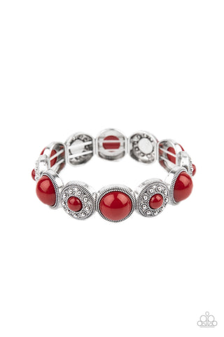 Paparazzi Garden Flair - Red Bracelet