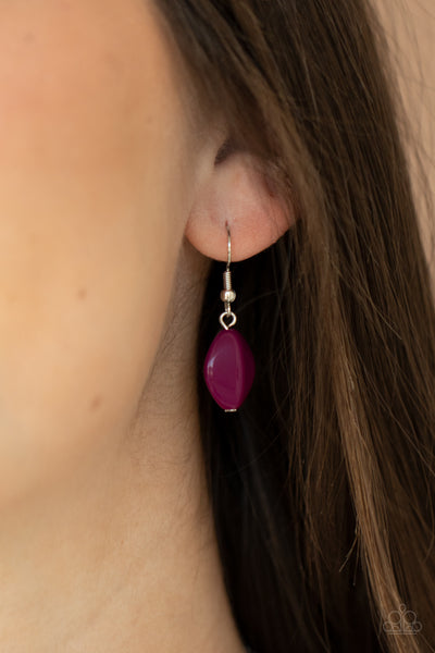 Paparazzi Two-Story Stunner - Purple Necklace