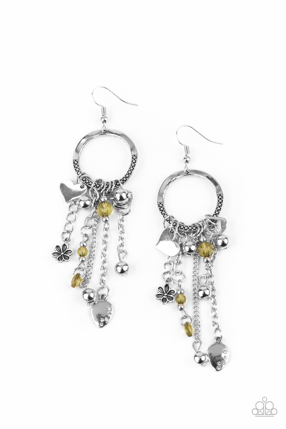 Paparazzi Charm School - Yellow Earrings