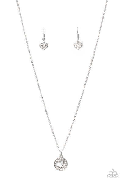 Paparazzi Bare Your Heart - White Necklace