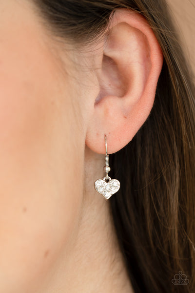 Paparazzi Bare Your Heart - White Necklace