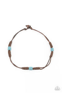 Paparazzi Volcanic Vagabond - Blue Necklace