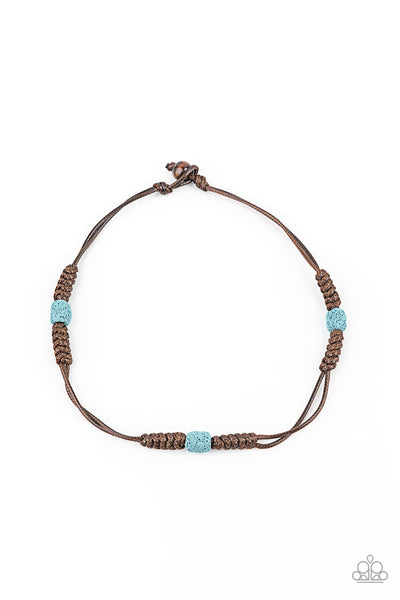 Paparazzi Volcanic Vagabond - Blue Necklace