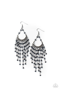 Paparazzi Metro Confetti - Blue Earrings