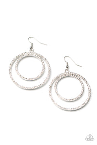 Paparazzi Radiating Refinement - White Earrings