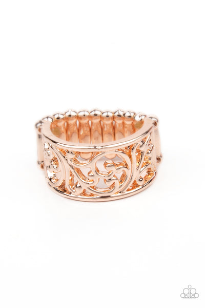 Paparazzi Di-VINE Design - Rose Gold Ring