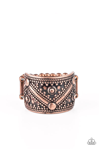 Paparazzi Primal Patterns - Copper Ring