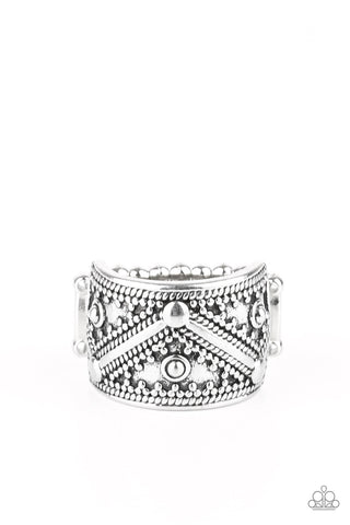 Paparazzi Primal Patterns - Silver Ring