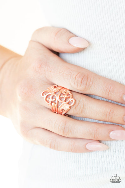 Paparazzi Voluptuous Vines - Copper Ring