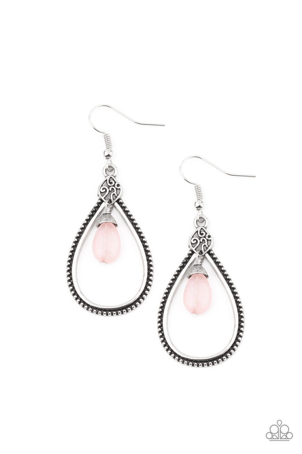 Paparazzi Ill Believe It ZEN I See It - Pink Earrings