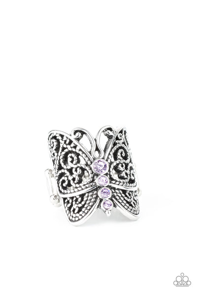 Paparazzi Butterfly Bling - Purple Ring