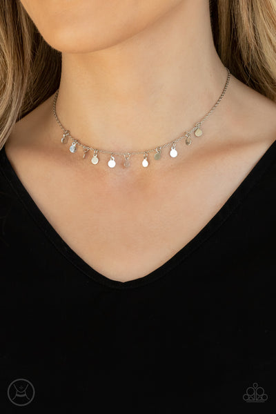 Paparazzi Ready, Set, DISCO! - Silver Necklace