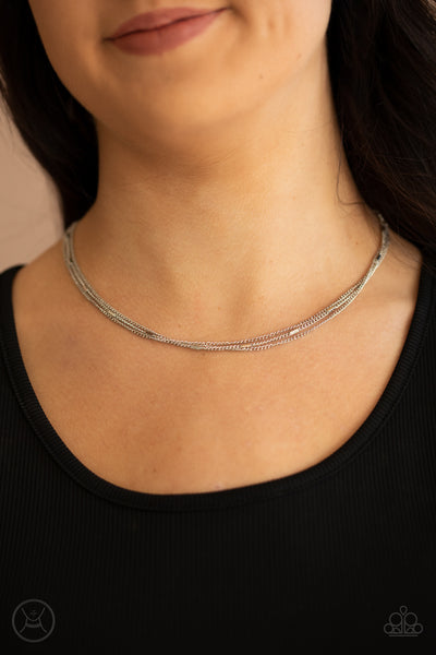 Paparazzi Need I SLAY More - Silver Necklace