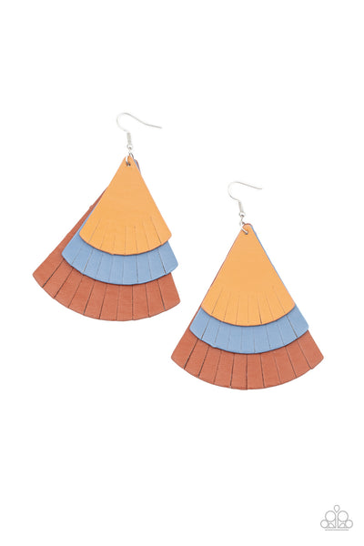 Paparazzi Huge Fanatic - Multi Earrings
