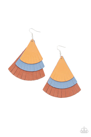 Paparazzi Huge Fanatic - Multi Earrings
