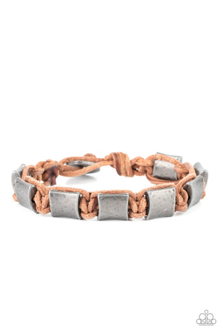 Paparazzi Rural Crew - Brown Bracelet