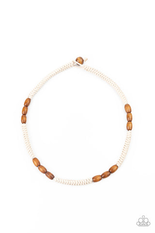 Paparazzi Tahiti Tide - Brown Necklace