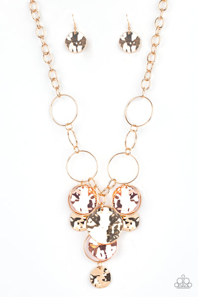 Paparazzi Learn The HARDWARE Way - Gold Necklace
