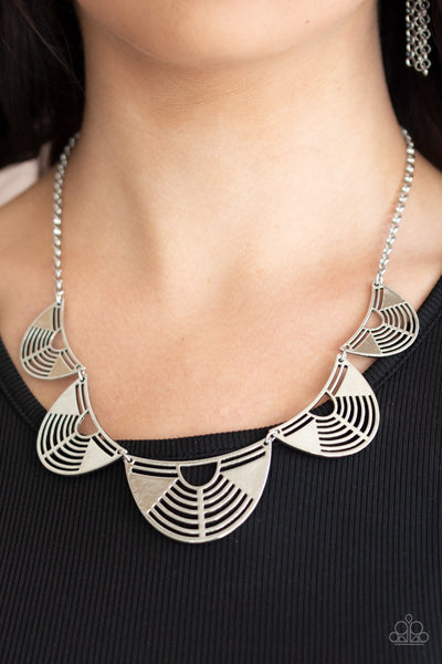 Paparazzi Record-Breaking Radiance - Silver Necklace