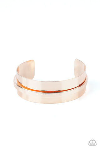 Paparazzi A HAUTE Number - Rose Gold Bracelet