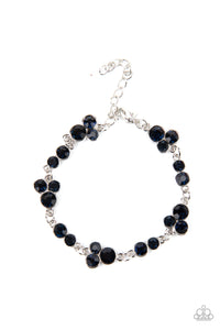 Paparazzi Social GLISTENING - Blue Bracelet