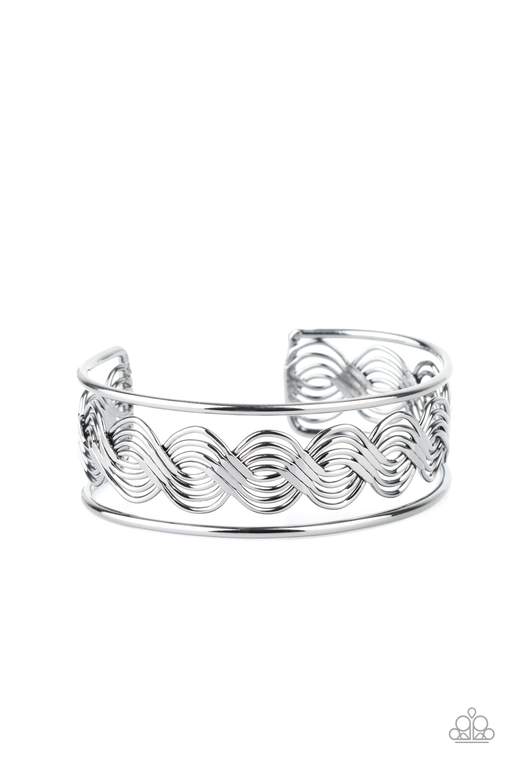 Paparazzi WEAVE An Impression - Black Cuff